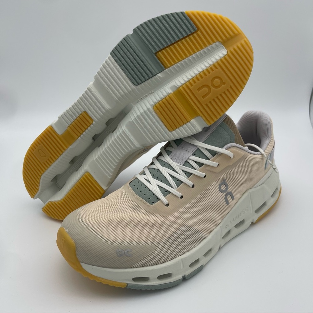 New On Running Cloudnova Form 2 Dew/Mineral Women's Sneakers 9 Swiss Engineering